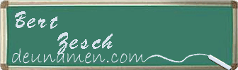 Bert Zesch Visitenkarte